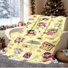 Cartoon comics Pattern Blanket for Home Decoration, Bed, Sofa, Car Travel, Camping, Suitable for All Seasons, Birthday Christmas Gift
