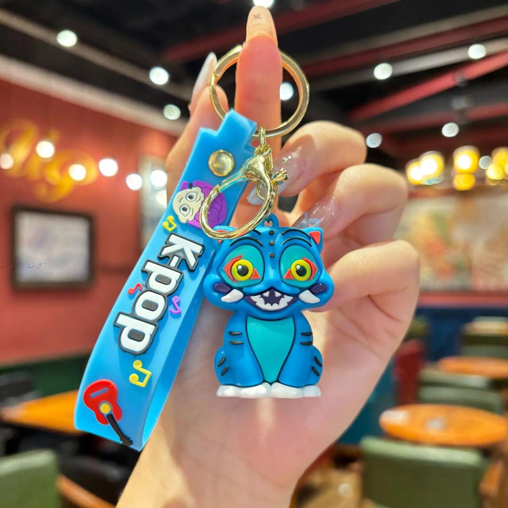 new  KPop Devil Hunter Peripheral Widget Rumi Mira Zoe PVC Keychain Backpack Decoration Widget Accessories Toys