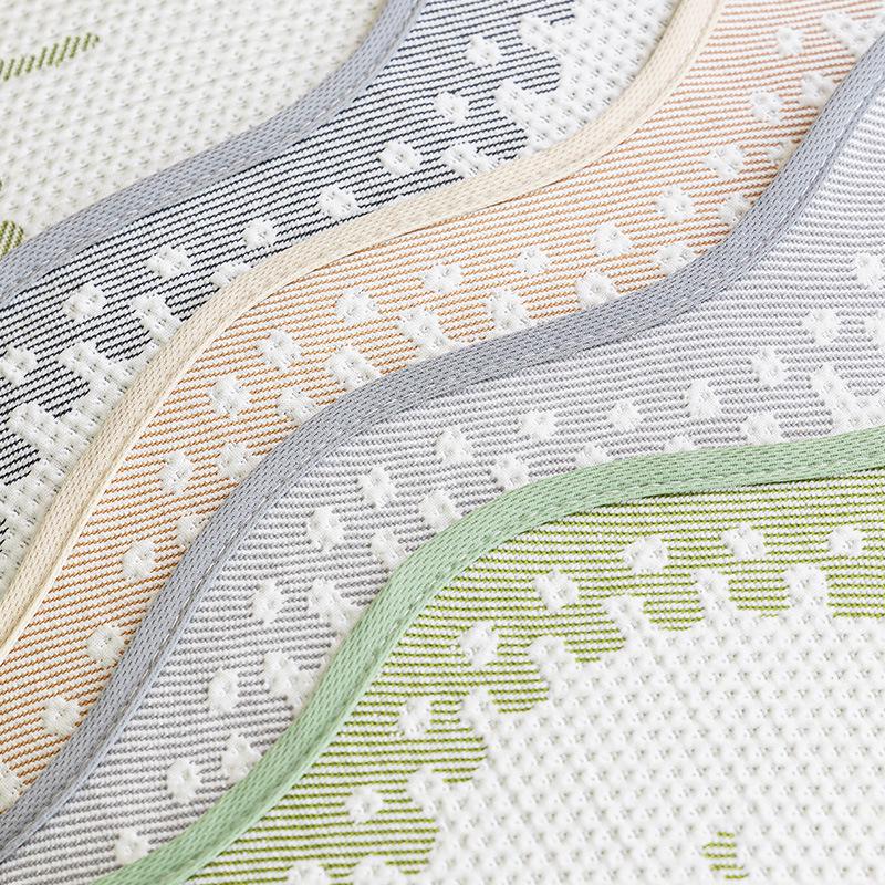 Summer Mat, Summer Fixed Non-Slip Seat Cushion, One-Piece Special-Shaped Sofa Cover, Straight Row Ice Silk Sofa Cushion