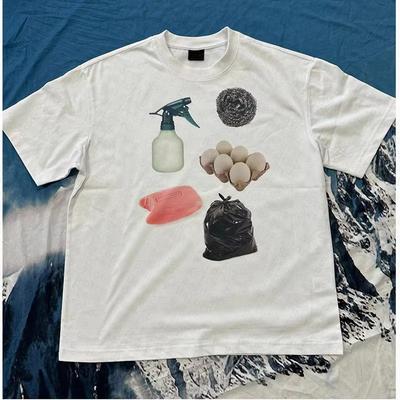 Женская хлопковая футболка, повседневная футболка с коротким рукавом и круглым вырезом, модная уличная одежда, летняя футболка с графическим принтом, Харадзюку Y2K