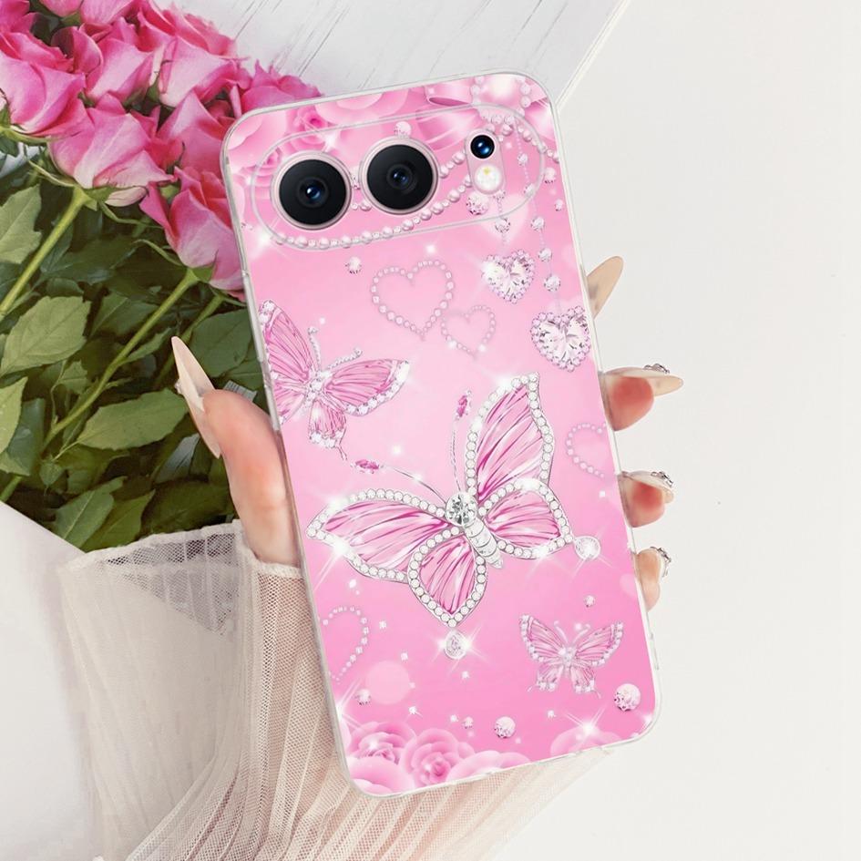 6.55" Чехол для Honor 500 5G Модный Цветок Бант Мягкий Тонкий Силиконовый Чехол для Телефона Для Honor 500 Pro Funda MEY-AN00 Honor500 Capa