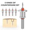 Adjustable Shank Countersink Drill Bit Wear Resistant Chamfer Tool  Screw Chamfer