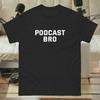 PODCAST BRO футболка для подкастинга - роган тренировка альфа гигачад хаберман лаб рельефный качок в зале смешная пародия странно специфичная футболка