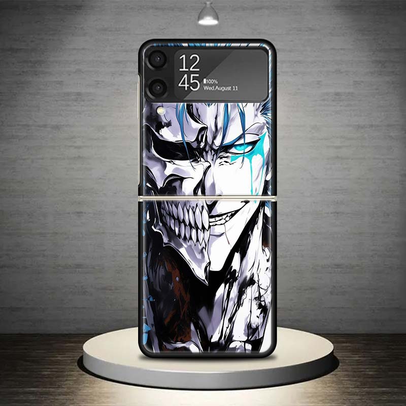 Чехол для телефона Grimmjow 6 Bleach для Samsung Galaxy Z Flip 7 6 5 4 3 5G Ударопрочный чехол Z Flip7 Flip6 ZFlip5 Flip3 Flip4 Роскошный She