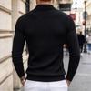 Men's Zip-Up High Neck Shirt, New Fall Winter European and Casual Shirt