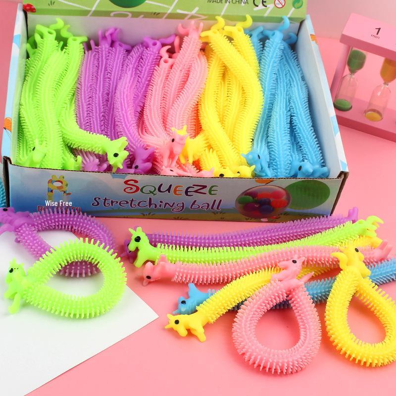 Мультяшная Единорог Милый Питомец Повязка на Голову: Мягкая резиновая лапша, игрушка-антистресс