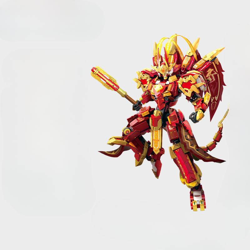 Конструкторы Monkey King и Nezha Mecha, совместимые с детскими сборными игрушками