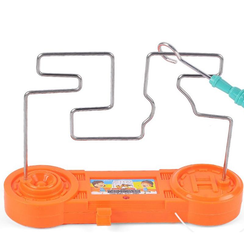 Kids Collision Electric Shock Touch Maze Game Party Funny Science Experiment Toy