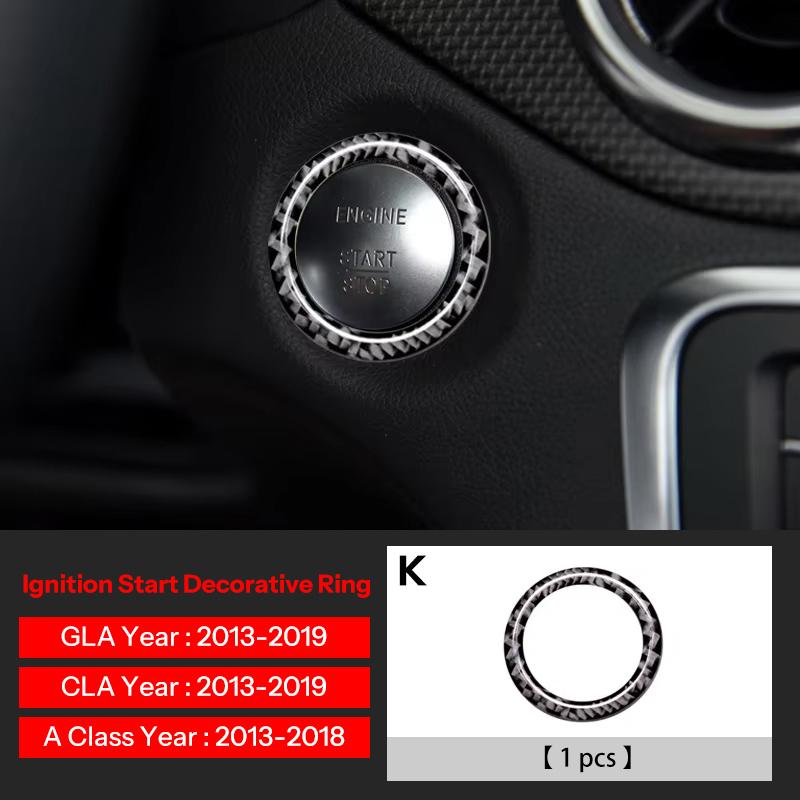 For Mercedes Benz A Class W176 GLA X156 CLA Accessories Car Interior Air Conditioning CD Console Panel Cover Trim Car Styling