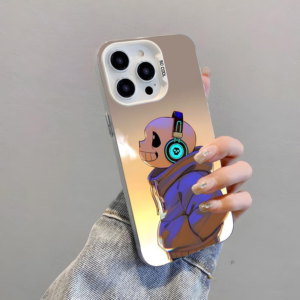 Sans U-Undertale Game Phone Case For IPhone 17 Pro Max 15 Pro 16 14 Plus 12 13 Mini 11 Pro Shockproof Colorful Cover