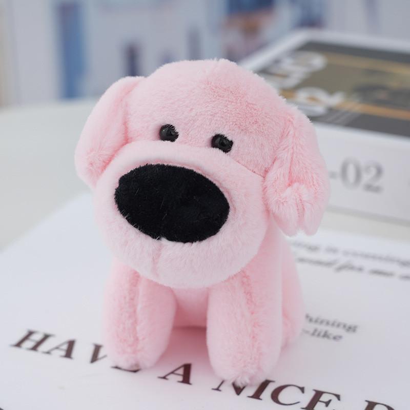 Adorable Cute Plush Dog Keychain Fluffy Stuffed Animal Soft Toy Bag Charm