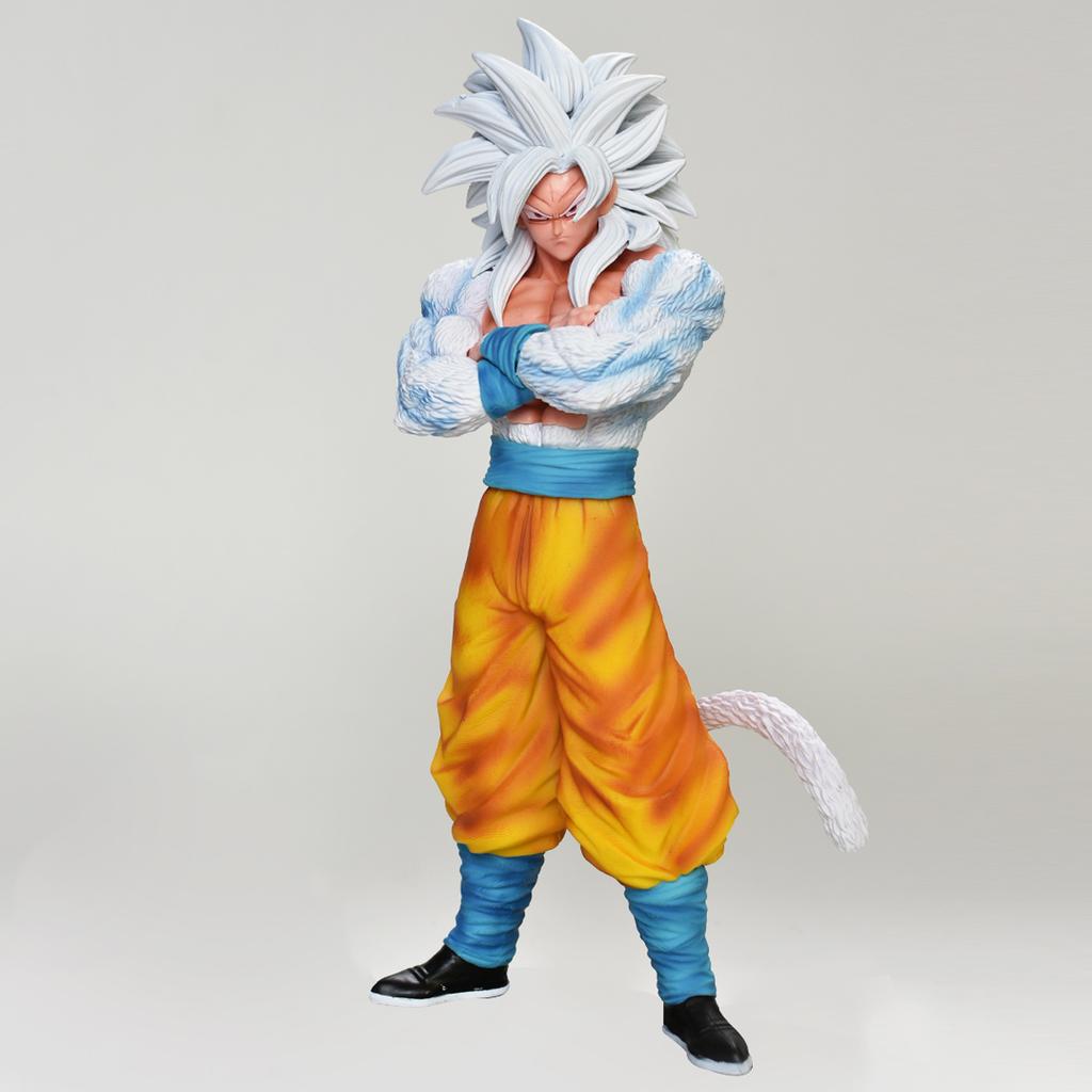 29cm/11.4in Anime Dragon Ball Z Figure Goku Action Figure Goku Super Saiyan 4 Figure Collectible Model Statue Toy Gift