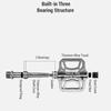 1 пара педалей для шоссейного горного велосипеда, 3 подшипника, велосипедные педали, плоские педали из титанового сплава, легкие