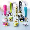 Оригинальный брелок Hello Kitty Силиконовый Милый Мультяшный Аксессуар Для Подарков И Сумок