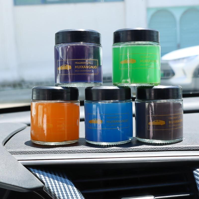 Car Quicksand Aromatherapy Ornaments Car Interior Long Lasting Light Fragrance Solid Fragrance Cream Formaldehyde Odor Removal