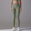 New no-wear underwear, no embarrassment line, high waist tight nude nine-point pants, sports running fitness high elastic yoga pants