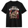 Viva La Revolucion Carl Funny Cat Lover Pure Cotton T Shirt For Mens Summer  Y2K Fun T Shirts O Neck Harajuku Tees Wholesale