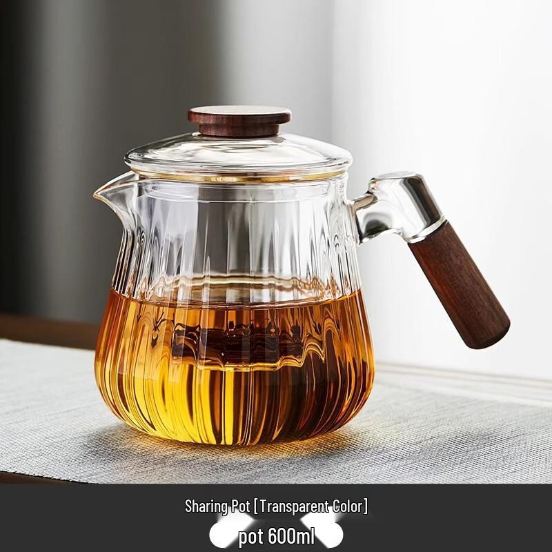 Glass Teapot Set with Cups