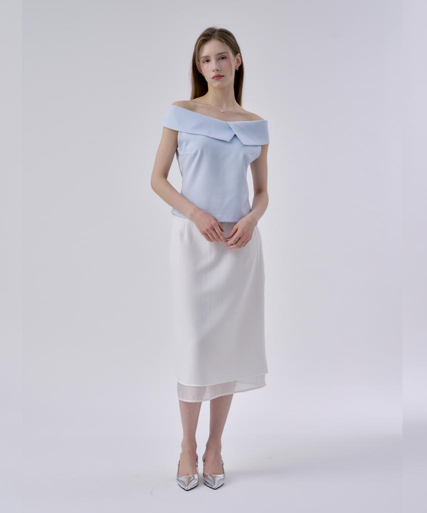 EL Tulip Off-Shoulder Blouse