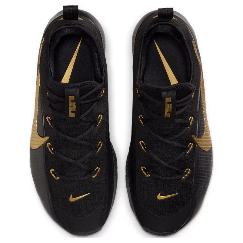 Nike LeBron TR 1 черные металлические золотые мужские кроссовки FJ6151-004