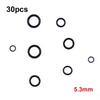 4.4mm 5.3mm Metal Carp Fishing O Ring Terminal End Tackle Accessory Tippet Rig Ring Flat Round Matt