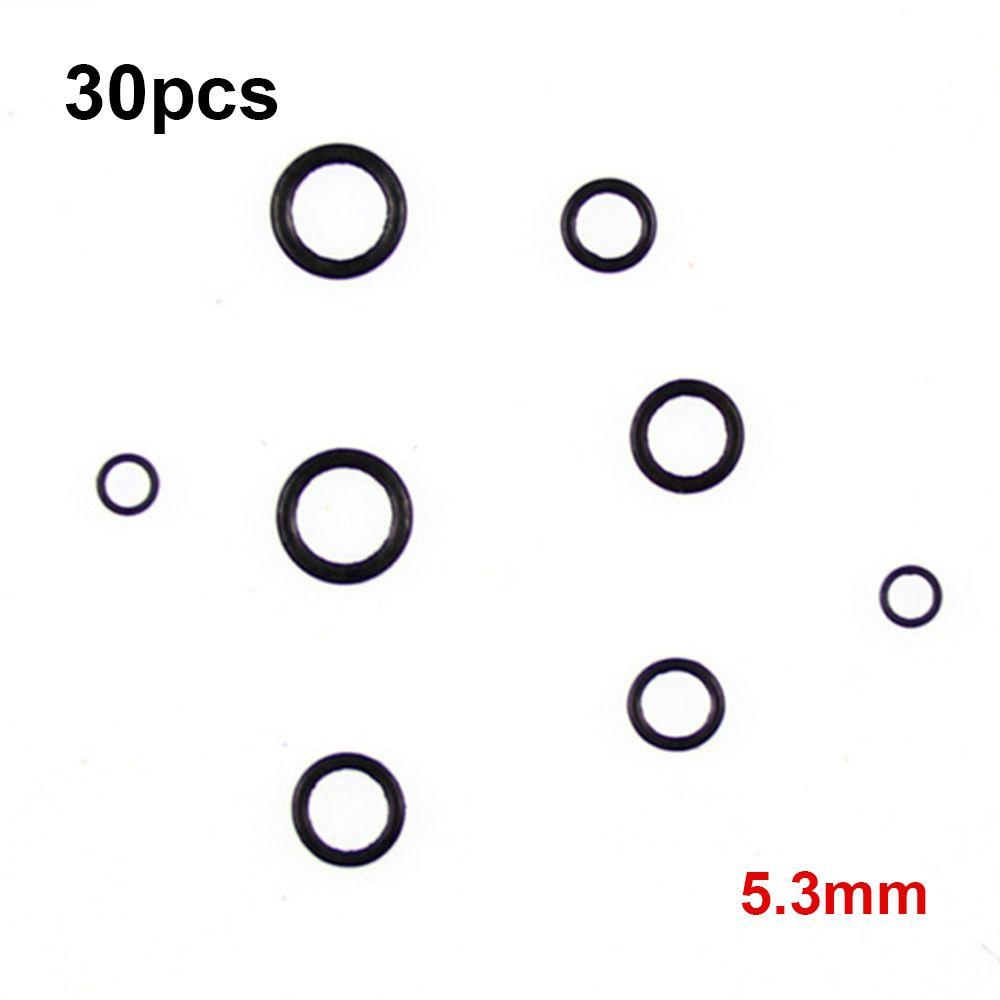 4.4mm 5.3mm Metal Carp Fishing O Ring Terminal End Tackle Accessory Tippet Rig Ring Flat Round Matt