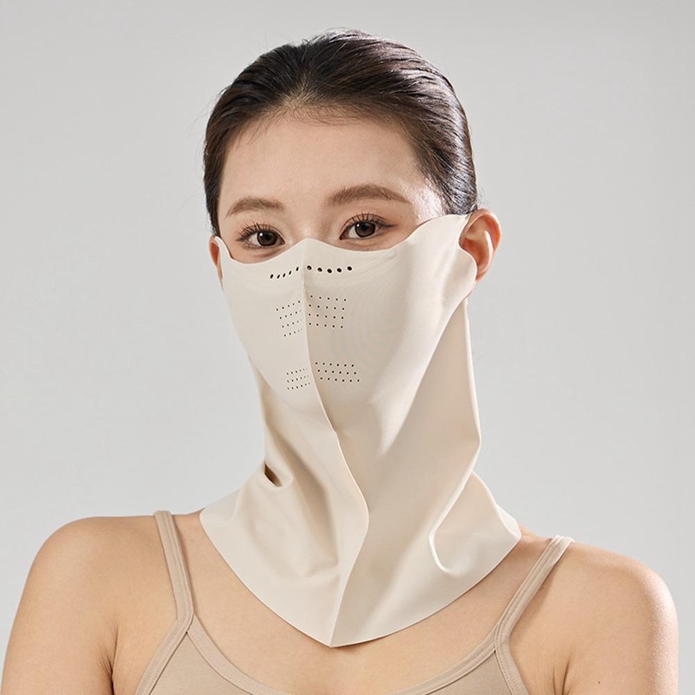 Sunscreen Face Scarf Ice Silk Mask Face Mask Face Cover Adjustable Sunscreen Mask Cycling
