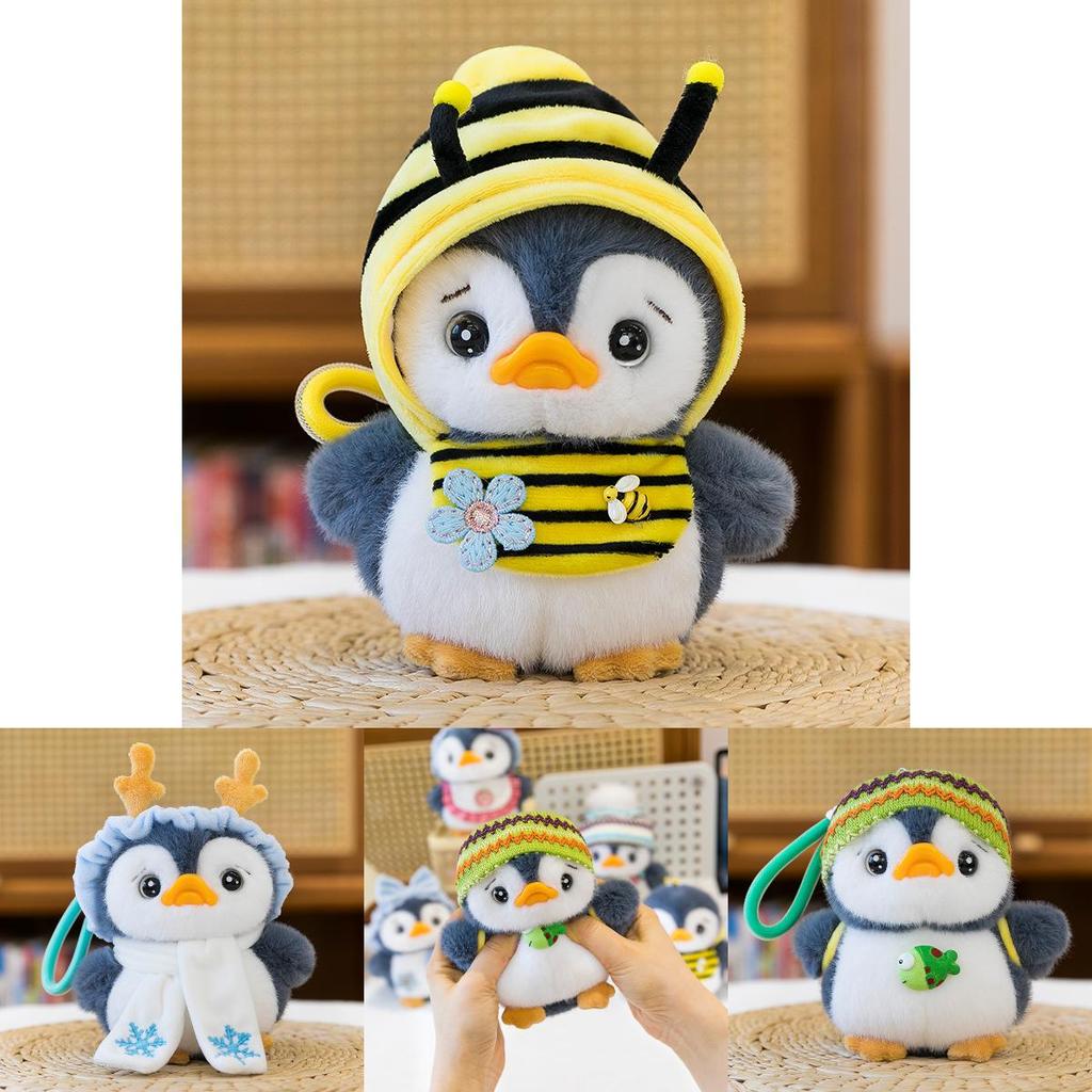 Plush Penguin Doll With Soft Short Pile Fabric For Kids Baby Gift And Room Decor