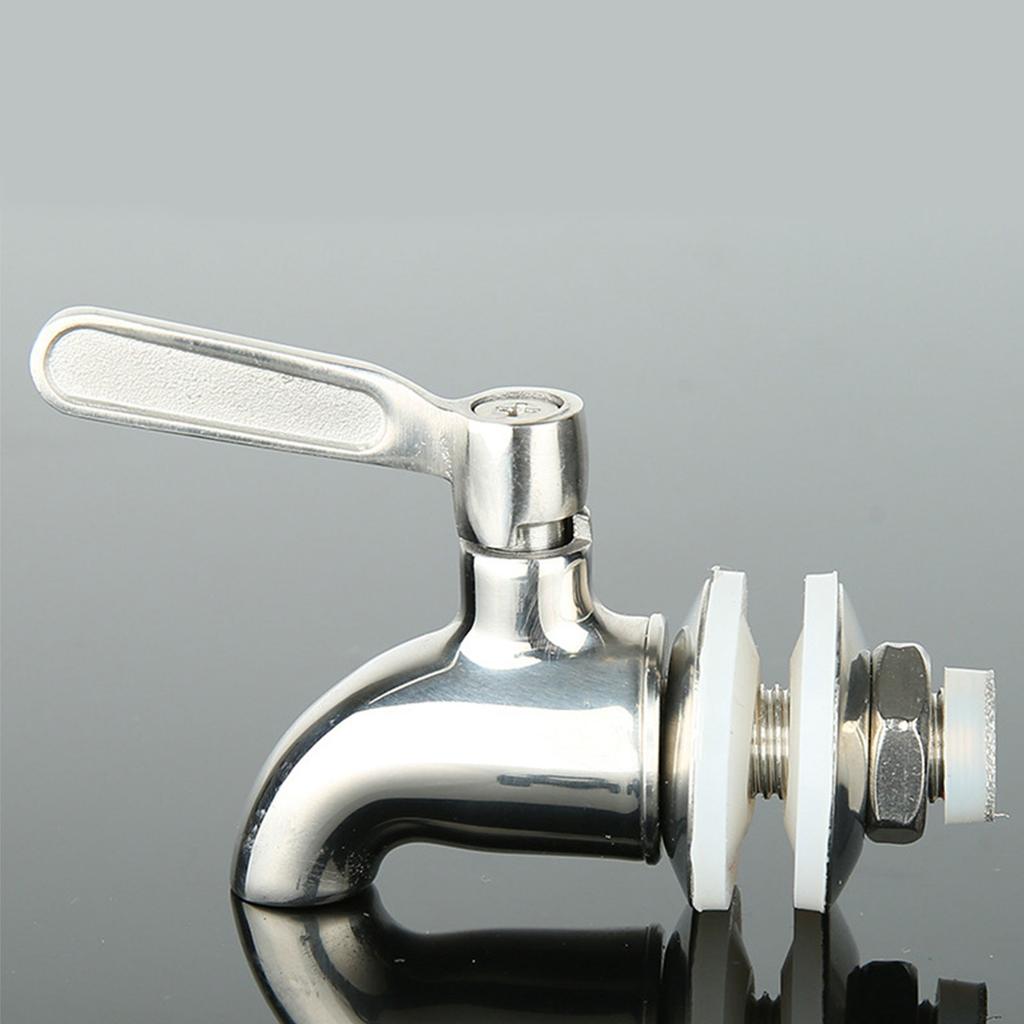 Кран-дозатор для напитков из нержавеющей стали 12 мм Легкая установка Кран для напитков Простая установка для бочек с соком и вином