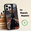 Чехол для телефона Bleach Куросаки И-Ичиго для iPhone 17, 16, 15, 14, 13, 12, 11 Plus, Pro, Магнитный для Magsafe, Беспроводная зарядка