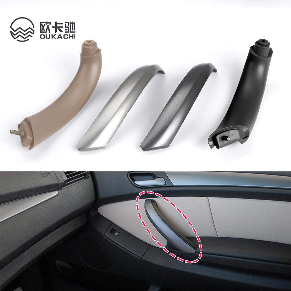 Automobile Exterior Decoration Parts Inner Handle Door Panel Pull Trim Cover Front Left Right Side for BMW X5 E53 1999-2006