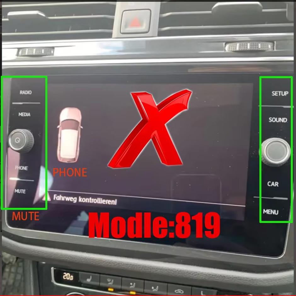 GreenYi Canbus Dynamic Camera For VW Tiguan ll 2016~2023 Rear View Camera Reversing CAM For MlB Unit Original Screen Plug&Play