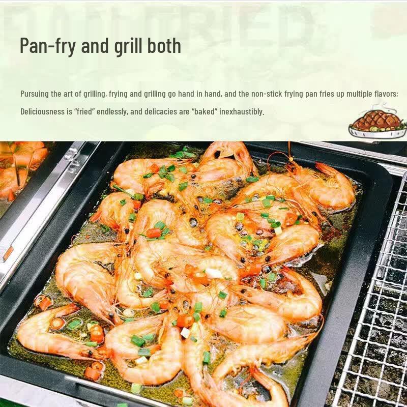 Outdoor Non-stick BBQ Grilling Pan Set