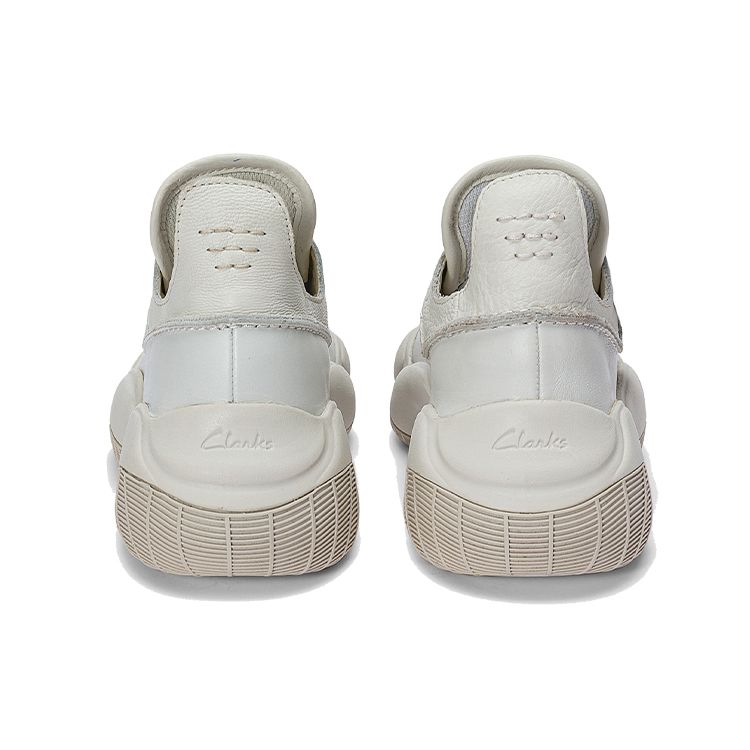 Clarks Кожаные Модные Удобные Повседневные Обувь Мужские кроссовки Белые 261668057