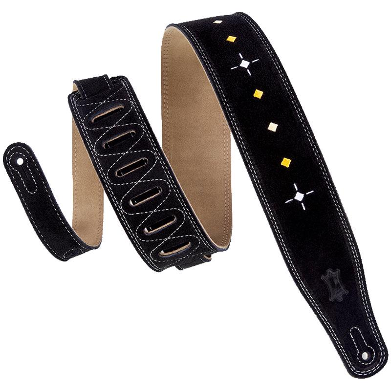Кожаный гитарный ремень Levy's Li Weisi для электро-, акустической или бас-гитары - MS12/26 Ремень для плеча Rock