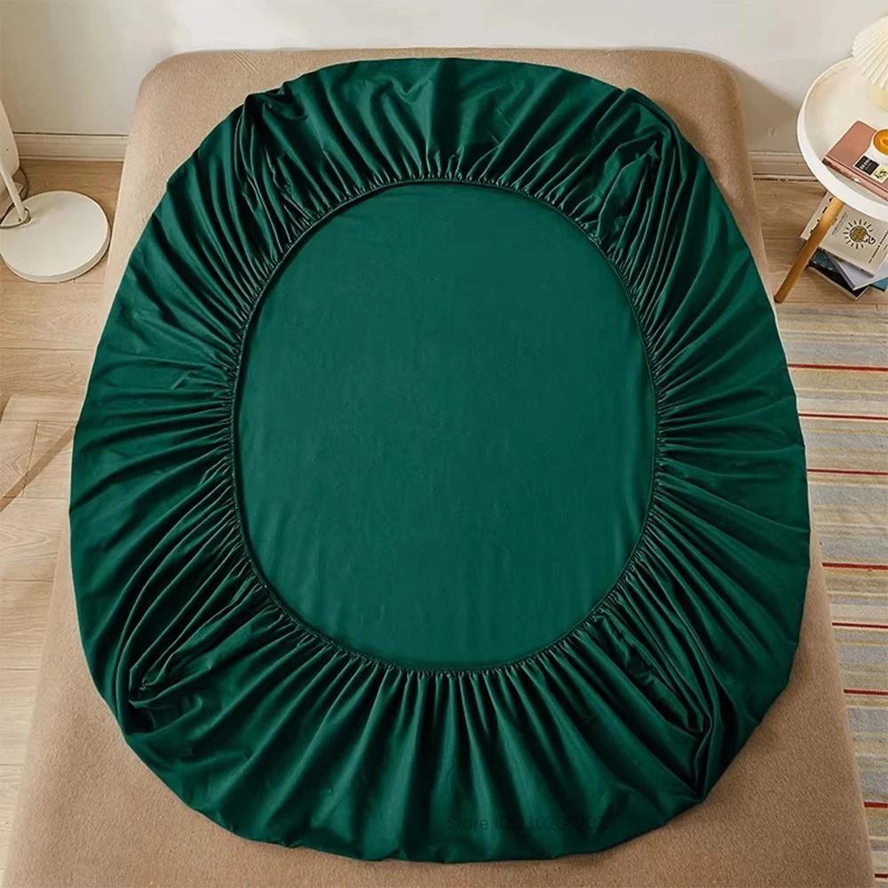 Простыня на резинке, нескользящие регулируемые наматрасники для односпальной, двуспальной, королевской и полуторной кровати