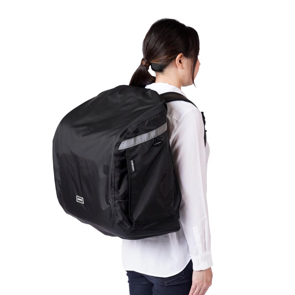 Дождевик для AirBuggy для питомцев 3WAY РЮКЗАК-ПЕРЕНОСКА для широкого размера рюкзак AirBuggy вода черный WIDE, AD9067, водоотталкивающий,