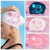 Soft Flower Swim Headgear Elastic Snorkeling Cap Surfing Hat Floral Diving Hat  Surfing