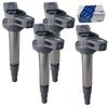 GzYcsFocusqp [Комплект из 4 шт.] 90919-02258 Катушка зажигания Совместима с Toyota Voxy Noah Wish Isis