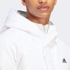 Adidas Обычная повседневная 500 буквенный логотип с принтом длинный рукав с капюшоном пуховик мужская верхняя одежда белый IZ4884