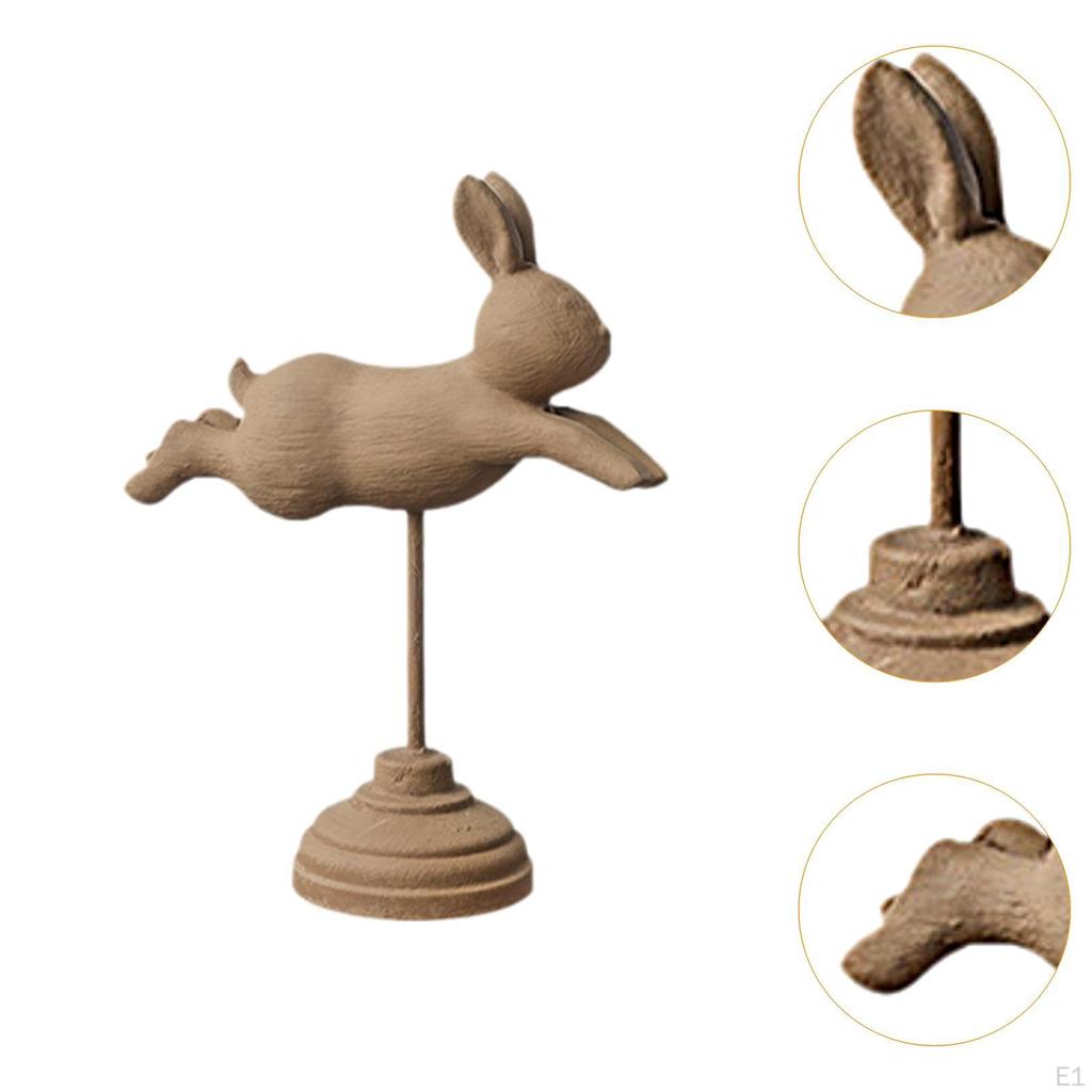 Easter Bunny Sculpture Small Rabbit Figure for Home Tabletop