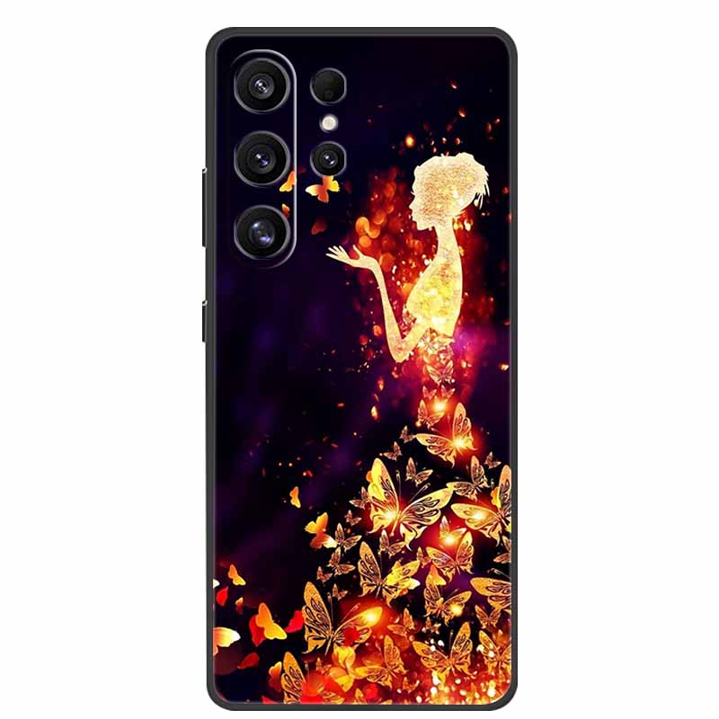 Для Samsung Galaxy S26 Ultra Чехол Защитная Силиконовая Задняя Крышка Чехлы Для Samsung S26 Ultra Животное Телефон Funda S 26 Ultra Coque