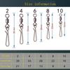 Рыболовные снасти из нержавеющей стали, сверхпрочный бочкообразный вертлюжок на шарикоподшипнике, рыболовная застежка-карабин, ролик-вертлюжок