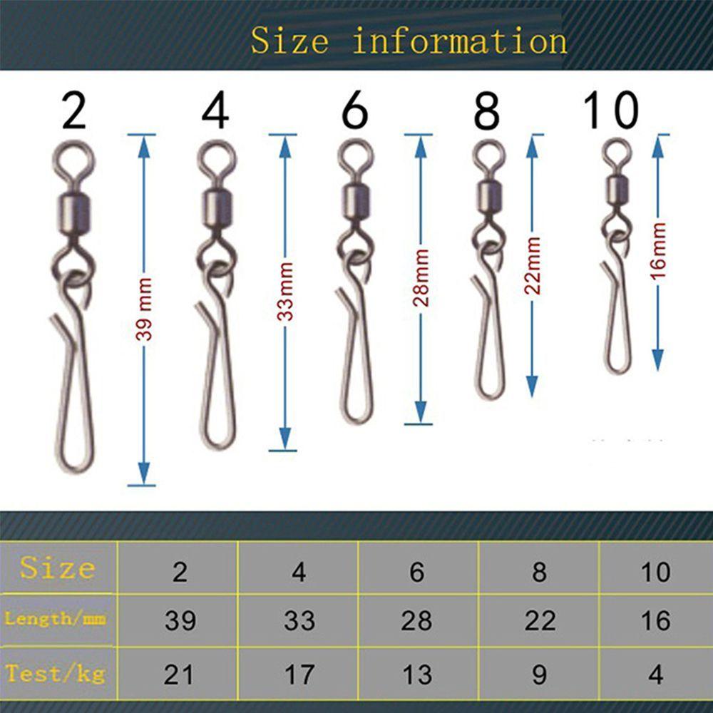 Рыболовные снасти из нержавеющей стали, сверхпрочный бочкообразный вертлюжок на шарикоподшипнике, рыболовная застежка-карабин, ролик-вертлюжок