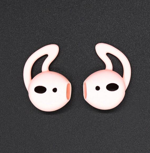 1 пара силиконовых чехлов для наушников AirPods 1/2/iPhone 7, чехол для гарнитуры Airpods с крючком