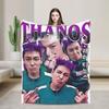 Thanos Legend  Choi Seung hyun Vintage  Blanket T.O.P Wool Funny Soft Throw Blankets for Bedspread Spring/Autumn