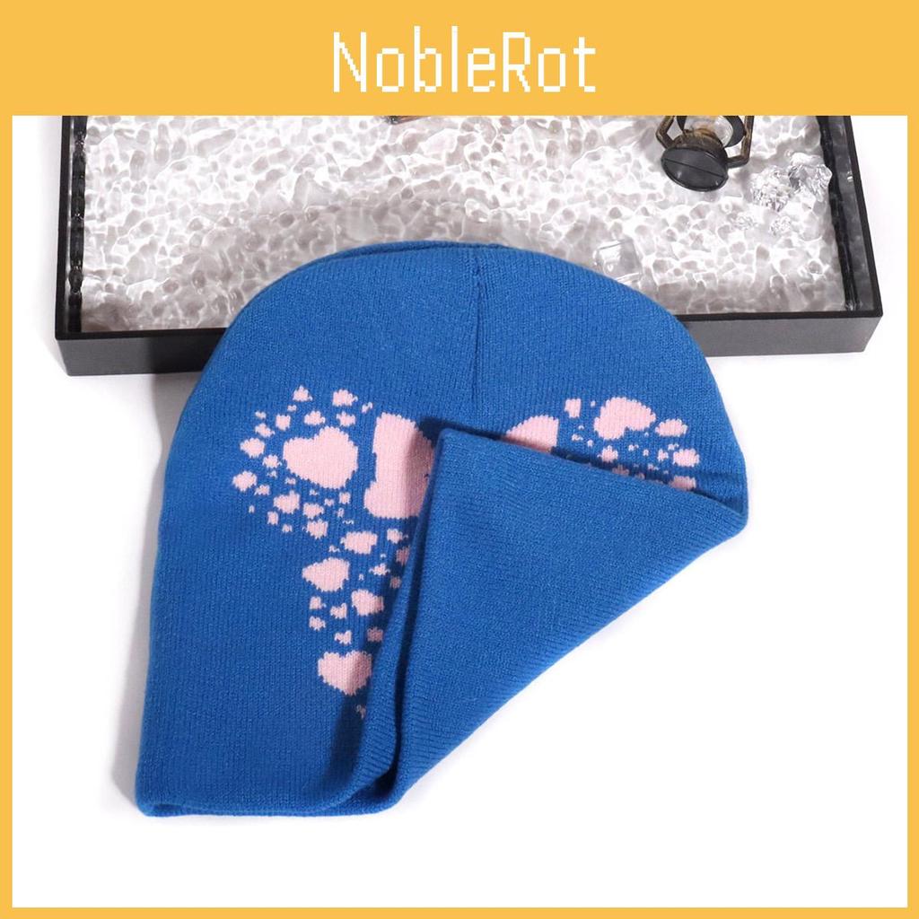 Mickey Mouse Trendy Knit Hat With No Brim And Fluffy Acrylic Material For Urban Street Style