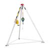 VEVOR Confined Space Tripod Kit, Heavy Duty Rescue Tripod Lifting Hoist 544 kg Winch, 1.25 m Adjustable Legs, 19.8 m Cable Portable Kit