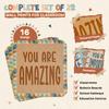 4E's Novelty Boho Classroom Bulletin Board Sets, Boho Motivational Bulletin Board Decorations & Positive Affirmations School Wall Decor Classroom