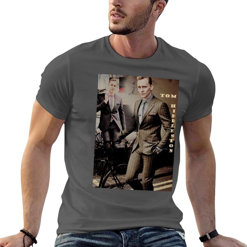 Old Fashioned Tshirt Stylish Print Short Sleeve Tee